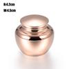 High Polish Stainless Steel 45mm Cremation Urns Handmade Decor Small Urns (Rose Golden) view 1