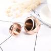 High Polish Stainless Steel 45mm Cremation Urns Handmade Decor Small Urns (Rose Golden) view 4