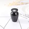 constantlife Custom Engrave Cremation Urns for Human Ashes -Stainless Steel Small Keepsake Funeral Urns Lockets (Black) view 2