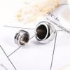 constantlife High Polish Stainless Steel 45mm Cremation Urns Handmade Funeral Small Urn Locket (Silver) view 2