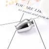 Customize Engrave Stainless Steel Cremation Keepsake Urns-Handcraft Small Decorate Urn Hold Ashes (Silver) view 4