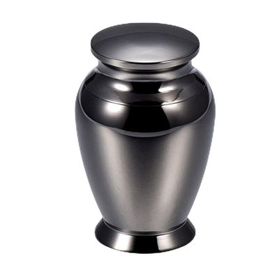 constantlife Customize Engrave Stainless Steel Cremation Keepsake Urns-Handcraft Small Decorate Urn Hold Ashes (Gun Metal)