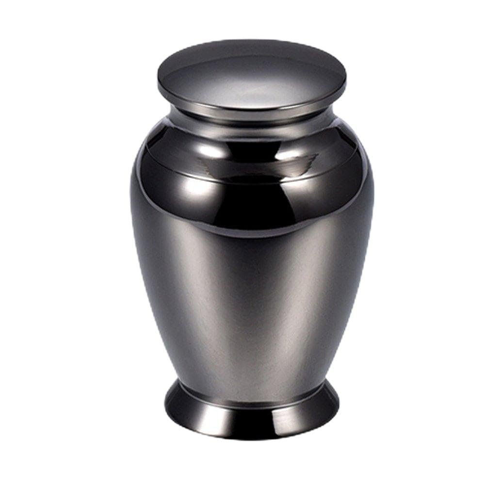 constantlife Customize Engrave Stainless Steel Cremation Keepsake Urns-Handcraft Small Decorate Urn Hold Ashes (Gun Metal)