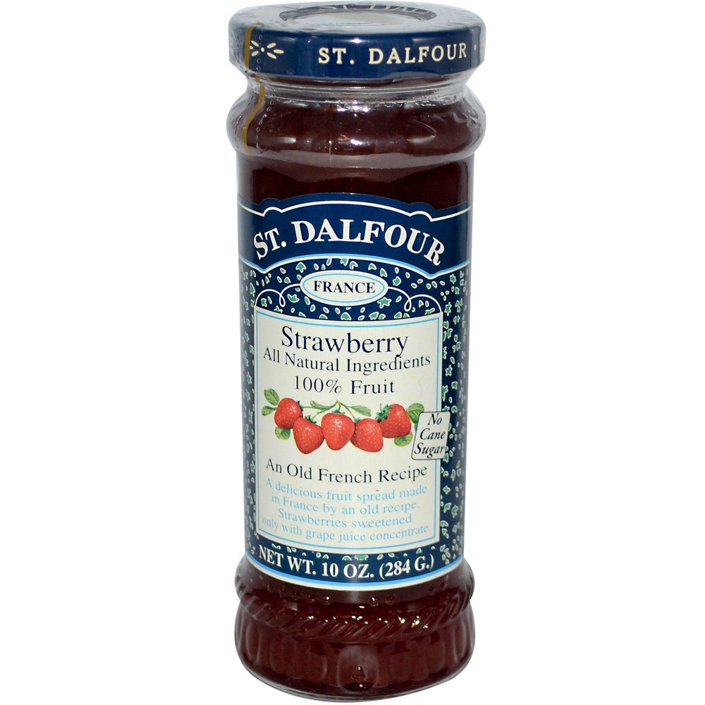 St. Dalfour, Strawberry, Deluxe Strawberry Spread, 10 oz(Pack of 3)