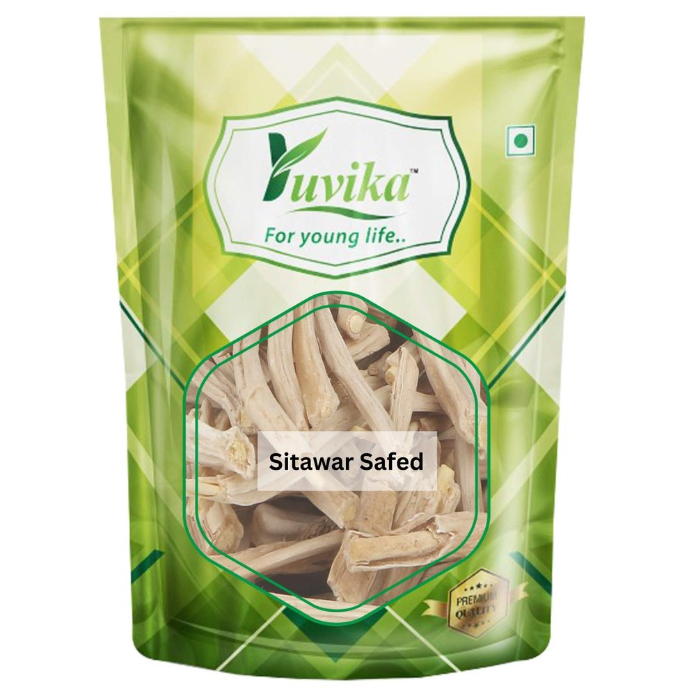 YUVIKA Sitawar Safed | Sitavri Safed | Sitavari (400 Grams)