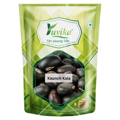YUVIKA Beej Kaunch Kala - Mucuna Pruriens - Black Kaunch Seeds | Cowhage (400 Grams)