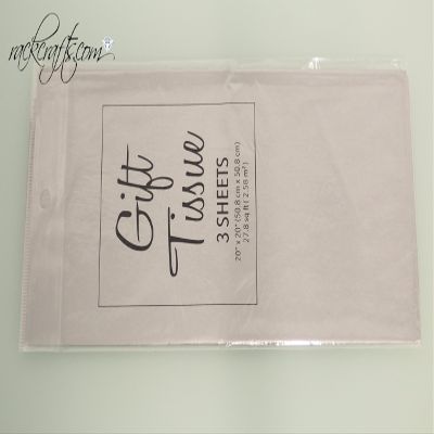 rackcrafts.com Gift Box Gift Bag Tissue Paper Sheets Stuffing Paper Metallic Gold or Silver (Metallic Silver)
