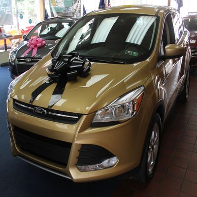 22" Big Magnetic Car Bow - Made in USA (Black)