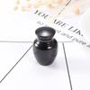 constantlife 4.3cm*2.7cm Keepsake Urns for Human Ashes - Stainless Steel High Polish Funeral Cremation Urns (Black) view 3