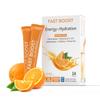 FAST BOOST Energy & Hydration Drink Mix - Orange | Sugar Free Electrolyte Powder Packets with Antioxidants, Green Tea Extract, B Vitamins, Vitamin C & E | 14 Stick Packs