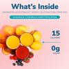 FAST BOOST Energy & Hydration Drink Mix - Orange | Sugar Free Electrolyte Powder Packets with Antioxidants, Green Tea Extract, B Vitamins, Vitamin C & E | 14 Stick Packs view 3
