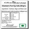 Ghasitaram Gifts Bhaidooj Gifts Sweets - Pure Kaju Katlis Box 800 GMS view 2