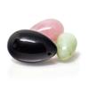 Ayana Pelvic Floor Strengthening Balls Kit for Women - Authentic Jade, Rose Quartz, Obsidian for Holistic Health - Includes Instructional E-Book, Discreet Storage Bag, and Unwaxed String view 1