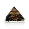 Ayana Crystals Piezo Electric Orgonite Pyramid with Bionized Black Tourmaline Crystals - Handcrafted, Positive Energy Generator, Chakra Healing view 1