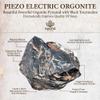 Ayana Crystals Piezo Electric Orgonite Pyramid with Bionized Black Tourmaline Crystals - Handcrafted, Positive Energy Generator, Chakra Healing view 2