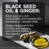 SMARTERNUTRITION Curcumin Softgels - Vegan High Absorption 400 mg Curcumin Supplement Standardized to 95% Tetrahydrocurcuminoids + Black Seed Oil & Ginger for Joint & Immune Health - 180 Ct view 4