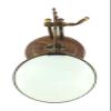Vintage Antique Style Brass Glass Magnifying Desk Lens Channer 4" Magnifier view 3