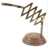 Vintage Antique Style Brass Glass Magnifying Desk Lens Channer 4" Magnifier view 4