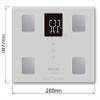 Yamazen body composition monitors scales fat meter black HCF-40 (B) view 4