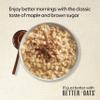 Better Oats 100 Calorie Maple & Brown Sugar Oatmeal Packets, Whole Grain with Flax Seeds and Rolled Grains, Cooks in 90 Seconds, Box of 10 Pouches (Pack of 6) view 4