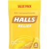 HALLS Relief Honey Lemon Cough Drops, Value Pack, 160 Drops view 1
