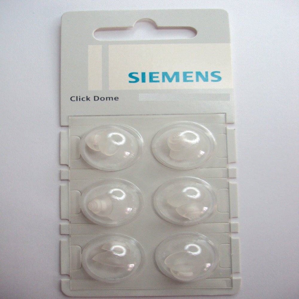 6 Pack 8/10mm Double Closed Click Domes Signia Siemens Pure Models