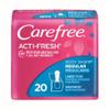 Carefree Acti-Fresh Body Shape Regular to Go Unscented Pantiliners, 20 Count (Pack of 6) view 2