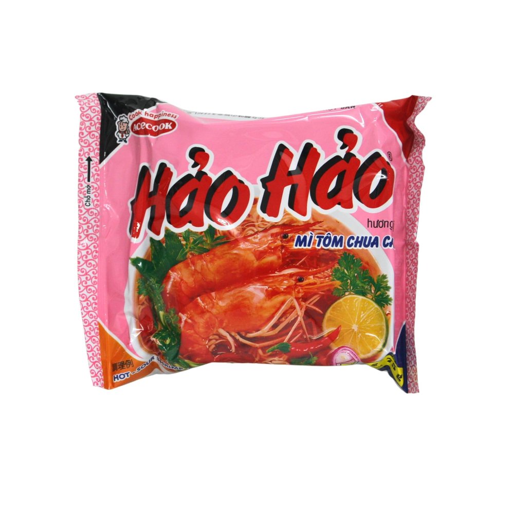 Acecook Hao Hao Vietnam instant noodles spicy shrimp taste 1 case (30 bags) VINA ACECOOK Hao Hao Mi Tom Chua Cay 1 thung (30 goi) [parallel import goods]