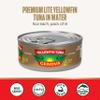 Genova Premium Lite Yellowfin Tuna in Water, Wild Caught, Solid Light, 5 oz. Can (Pack of 12) view 3