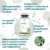 Jiaogulan Extract Supplement, Highest Strength, 98 Percent Gypenosides, Natural AMPK Activator, Non GMO, Gluten Free, 90 Gynostemma Pentaphyllum Capsules, Vegan view 4