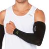2XU Unisex Recovery Flex Arm Sleeves Black/Nero Large