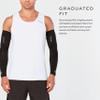 2XU Unisex Recovery Flex Arm Sleeves Black/Nero Large view 4