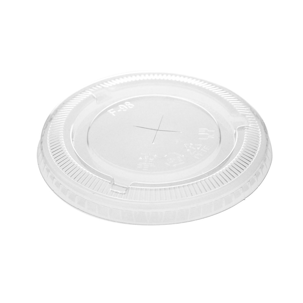 [1000 Count] HAKOWARE by Harvest Pack Crystal Clear Plastic Disposable Flat Lids, For Standard Sized 12/16/20 oz Cups for Wedding & Party Iced Coffee & Cold Beverage, Clear PET Plastic Lids