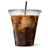 [1000 Count] HAKOWARE by Harvest Pack Crystal Clear Plastic Disposable Flat Lids, For Standard Sized 12/16/20 oz Cups for Wedding & Party Iced Coffee & Cold Beverage, Clear PET Plastic Lids view 3