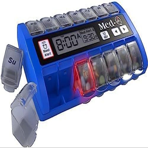 Weekly Pill Organizer with Compartments Basic Model