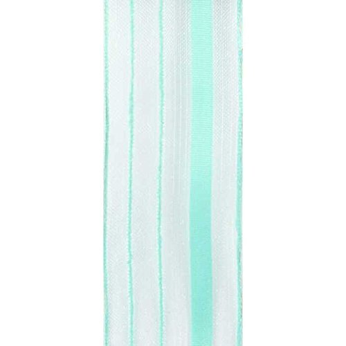 Berwick Offray Kempton Wired Edge Semi Sheer Ribbon, 1-1/2" x 50 yd, Lucite