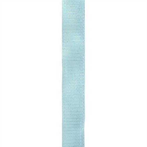 Berwick Offray 181728 Starleene Wired Edge Corsage Ribbon, Light Blue