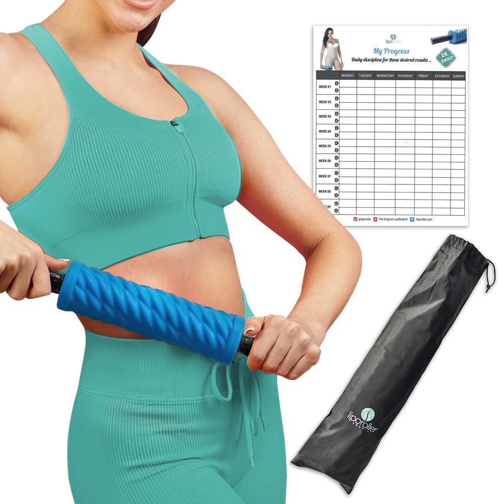LIPOROLLER Post Liposuction Massager Lymphatic Drainage Massager for Post Lipo Surgery Quality EVA Material - Ridges and Grooves for Post-Op Recovery, Ideal Liposuction Recovery Supplies