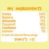 Nakd Bars, Lemon Drizzle Raw Fruit and Nuts, Gluten Free, 18 Count view 4