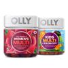 OLLY The Perfect Women's Multi and Kid's Multi +Probiotic Family Pack Gummies, 2 Count, Chewable Supplement view 1