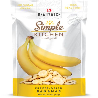 Simple Kitchen FD Bananas Single Pouch Sold as 6ct Pack
