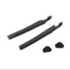 NicelyFit Set of Replacement Temple Arm Socks and Nose Pads for Oakley Crosslink Glass Frames OX8118 OX8027 OX8029 OX8030 OX8031 OX8033 OX3149 OX3128 OX3150 (Black) view 1