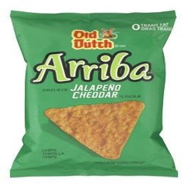 Old Dutch Tortilla Chips Jalapeno & Cheddar 245g 8.64oz(Imported from Canada)