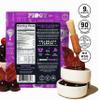 KRAVE, Pork Jerky, Black Cherry Barbecue Seasoned, Pack of 8, Size 2.7 OZ, (Low Carb Dairy Free Wheat Free Yeast Free)8 view 2