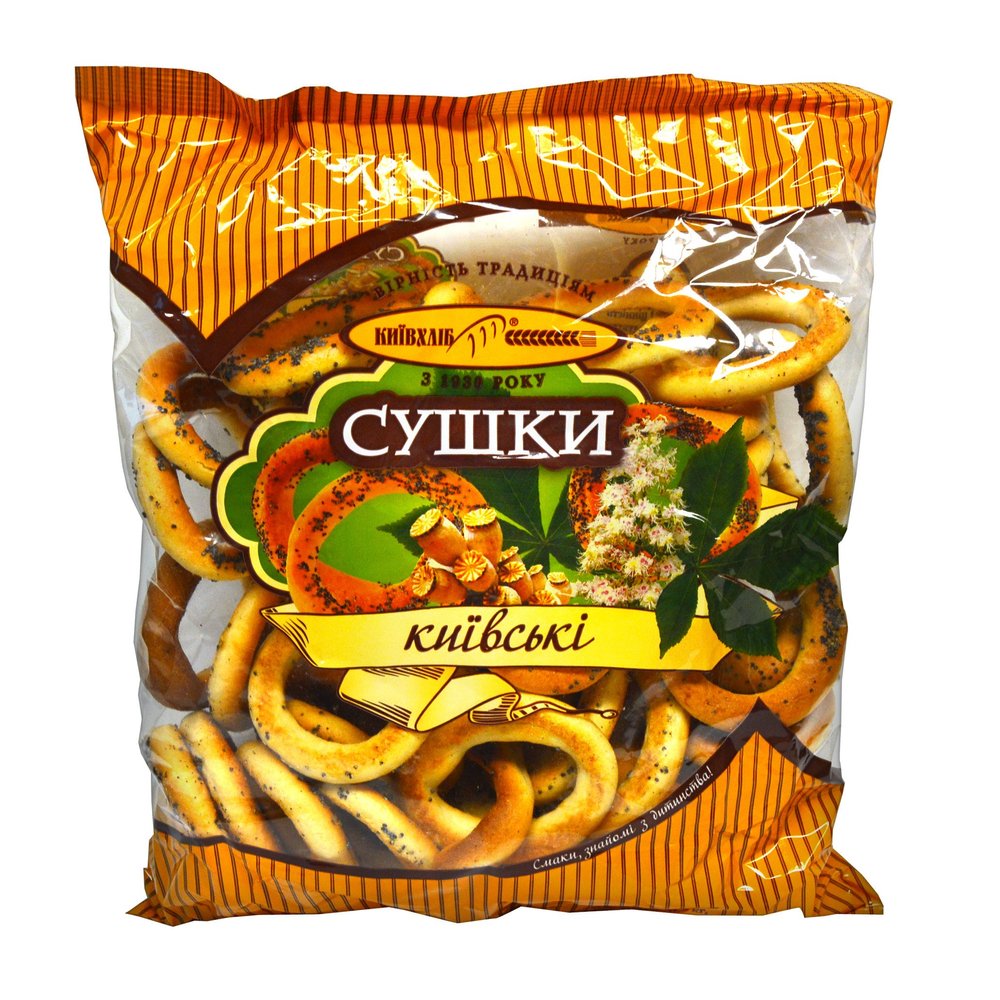 Sushka Dry Rings Russian Bublik (Sushka Ukranian/Kievskie, 500g)