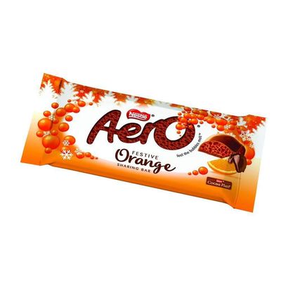 Nestle Aero Festive Orange (5 x 90g Sharing Bars)