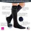 mediven for Men Classic, 20-30 mmHg  Calf High Compression Stockings, Closed Toe Leg Circulation for Men, Compression Dress Socks, Leg Support Compression Coverage, VII-Extra Wide-Tall, Tan view 2