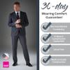mediven for Men Classic, 20-30 mmHg  Calf High Compression Stockings, Closed Toe Leg Circulation for Men, Compression Dress Socks, Leg Support Compression Coverage, VII-Extra Wide-Tall, Tan view 4