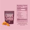 LOVE CORN BBQ 1.6oz x 10 Bags - Delicious Crunchy Corn - Healthy Family Snacks - Gluten Free, Kosher, NON-GMO - Alternative for Chips, Nuts, Crackers & Pretzels - Perfect for Charcuterie Boards view 2