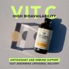 AMANDEAN Liposomal Vitamin C 1000mg. Liquid VIT C Supplement. Immune Support, Skin Health, Collagen Production. Fast Absorbing Antioxidant Delivery. Quali-C, Soy-Free, Vegan, Non-GMO. view 2